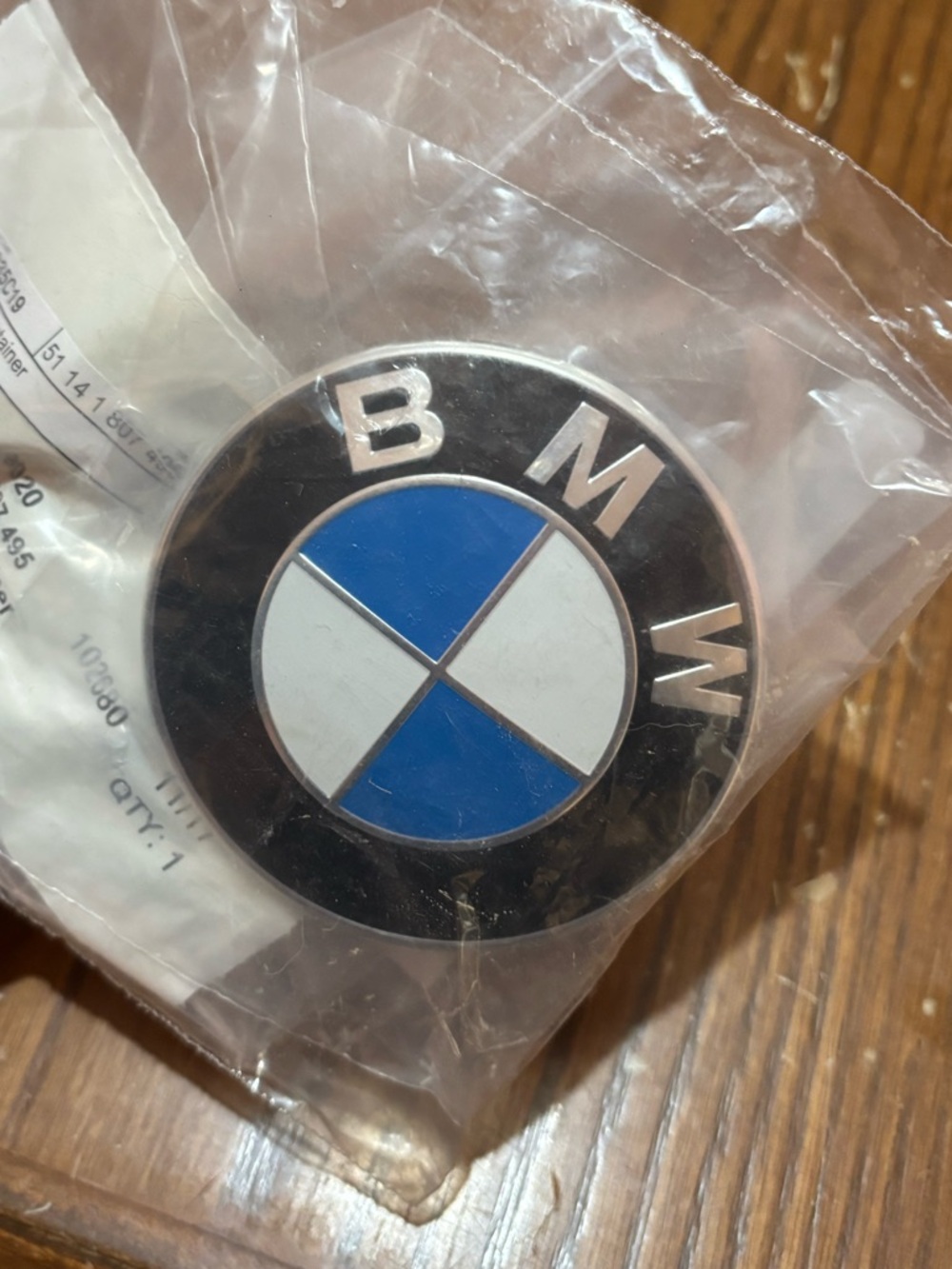 BMW genuine emblem